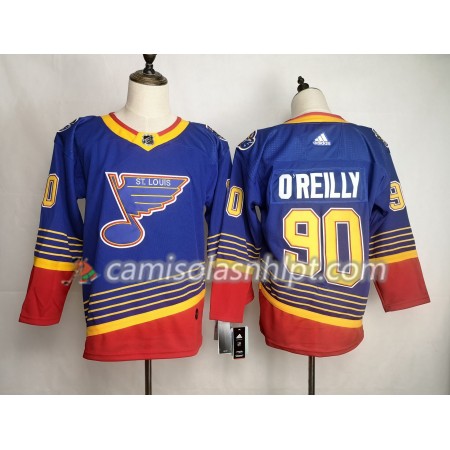 Camisola St. Louis Blues Ryan O'Reilly 90 Adidas 90s Heritage Authentic - Homem
